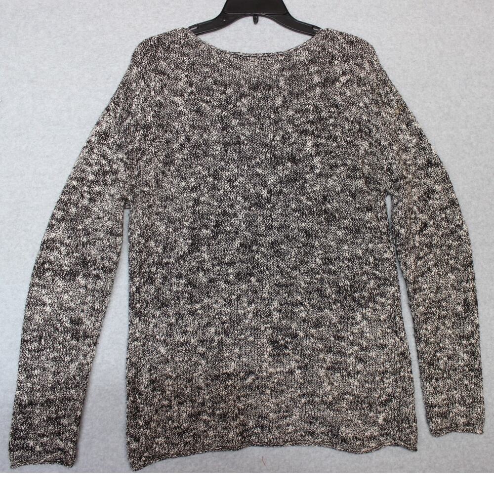 J. Crew Heathered Black‎ Crew Neck Sweater Womens Size XL - Picture 6 of 6